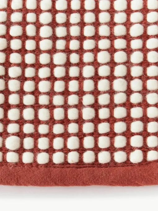 Rond wollen vloerkleed Amaro, handgeweven