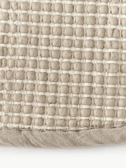 Rond wollen vloerkleed Amaro, handgeweven