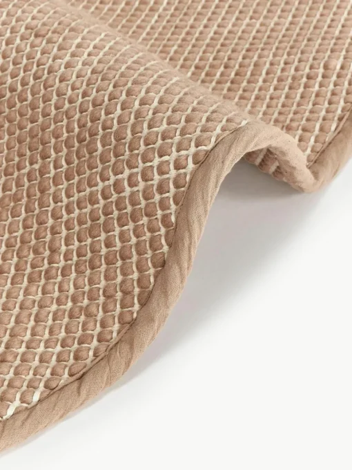 Rond wollen vloerkleed Amaro, handgeweven