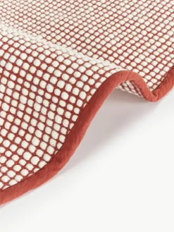 Rond wollen vloerkleed Amaro, handgeweven