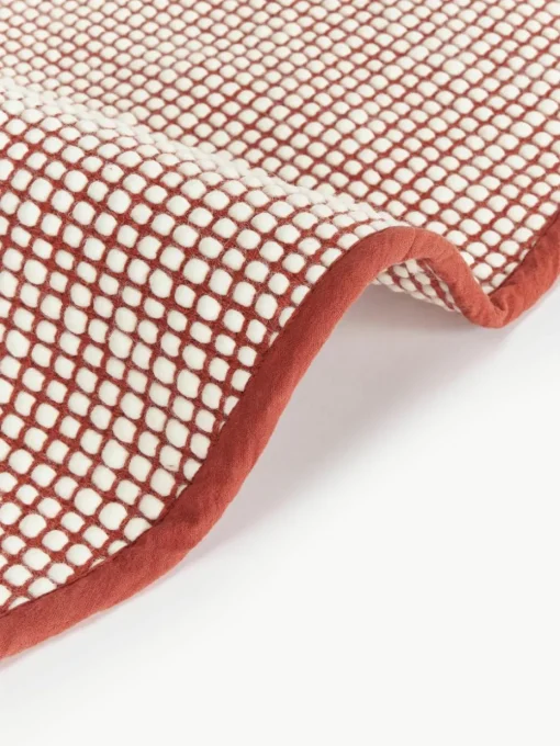 Rond wollen vloerkleed Amaro, handgeweven