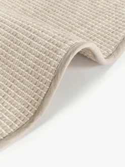 Rond wollen vloerkleed Amaro, handgeweven