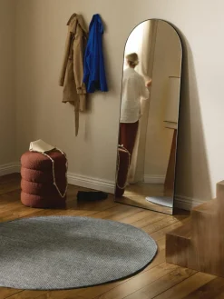 Rond wollen vloerkleed Amaro, handgeweven