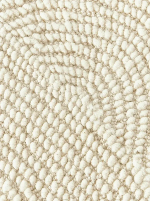 Rond wollen vloerkleed Eleni, handgetuft