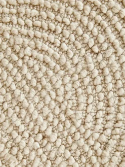 Rond wollen vloerkleed Eleni, handgetuft