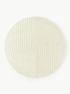 Rond wollen vloerkleed Mason, handgetuft