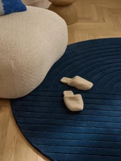 Rond wollen vloerkleed Mason, handgetuft