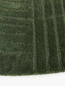 Rond wollen vloerkleed Mason, handgetuft