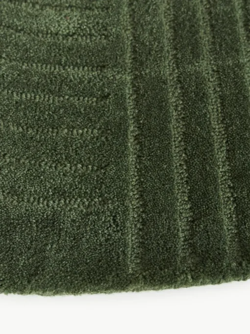 Rond wollen vloerkleed Mason, handgetuft