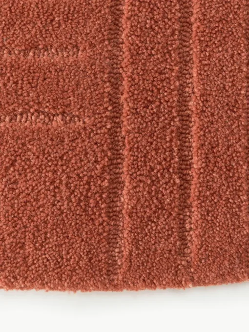 Rond wollen vloerkleed Mason, handgetuft