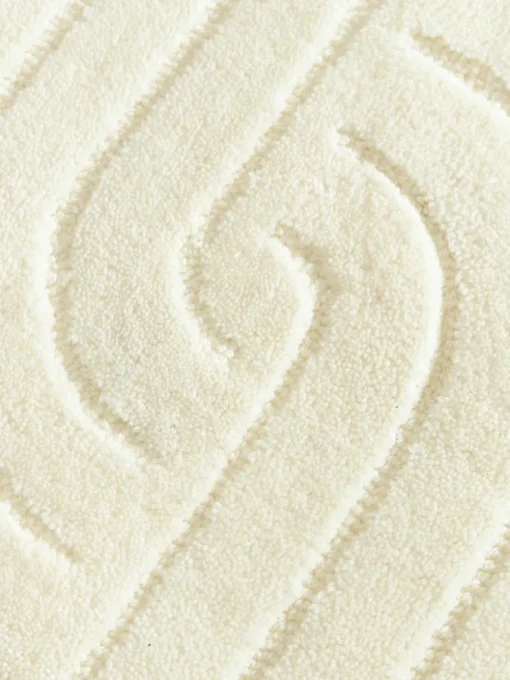 Rond wollen vloerkleed Mason, handgetuft