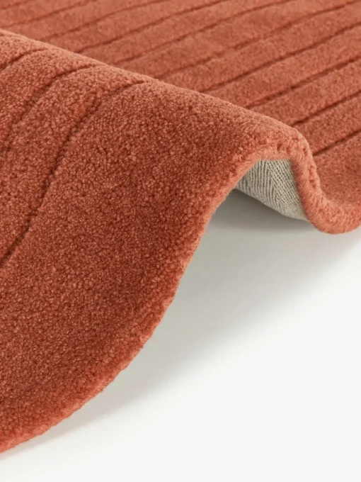 Rond wollen vloerkleed Mason, handgetuft