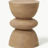 Ronde bijzettafel Benno van mangohout