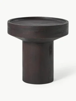 Ronde bijzettafel Benno van mangohout