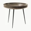Ronde bijzettafel Bowl van mangohout