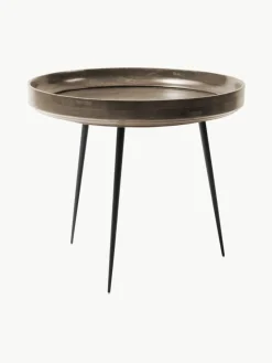 Ronde bijzettafel Bowl van mangohout