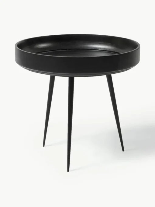 Ronde bijzettafel Bowl van mangohout