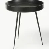 Ronde bijzettafel Bowl van mangohout