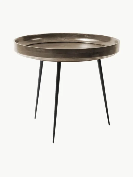 Ronde bijzettafel Bowl van mangohout