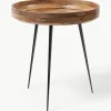 Ronde bijzettafel Bowl van mangohout