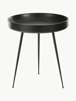 Ronde bijzettafel Bowl van mangohout