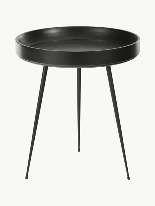 Ronde bijzettafel Bowl van mangohout