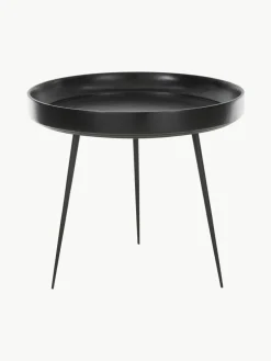 Ronde bijzettafel Bowl van mangohout