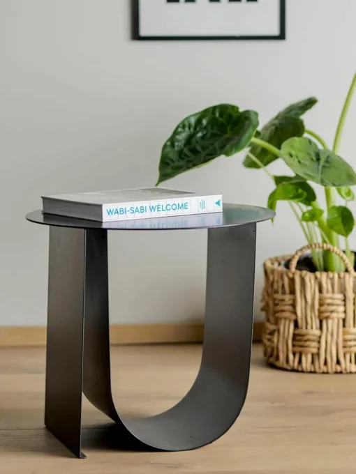 Ronde bijzettafel Cher van metaal