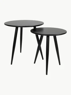 Ronde bijzettafel Colette, 2-delig