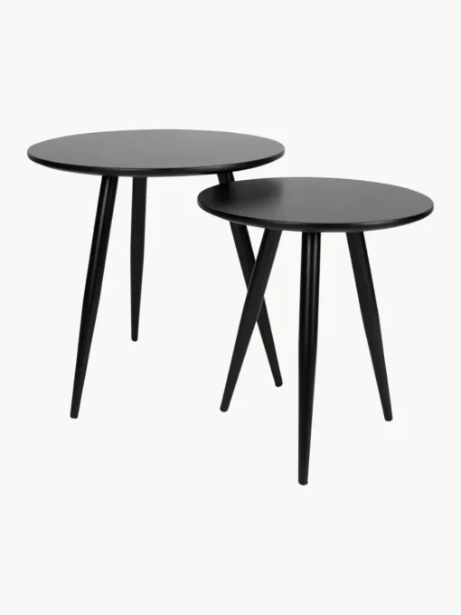 Ronde bijzettafel Colette, 2-delig