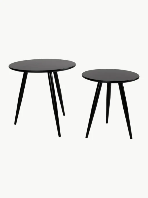 Ronde bijzettafel Colette, 2-delig
