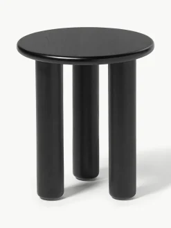 Ronde bijzettafel Didi van eikenhout