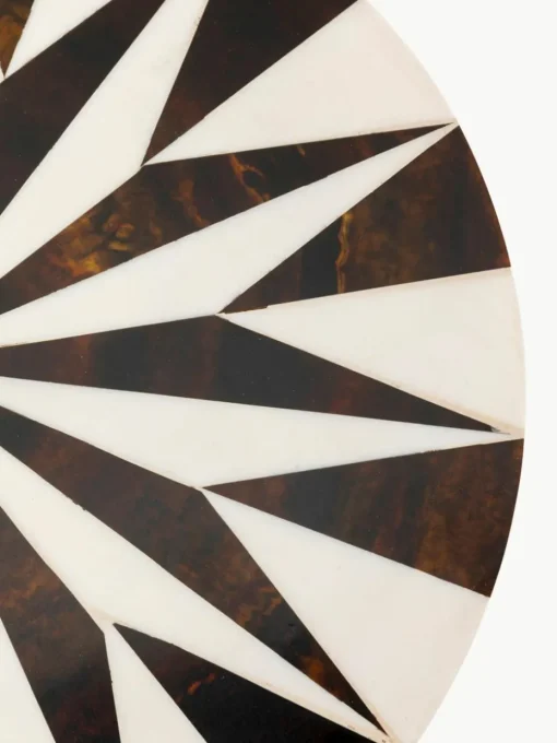 Ronde bijzettafel Domero, handgemaakt