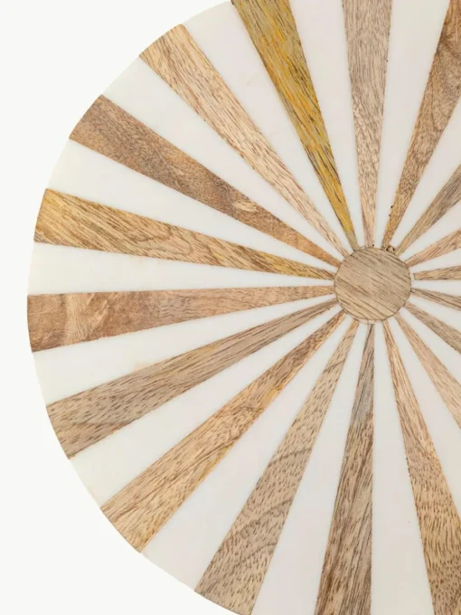 Ronde bijzettafel Domero, handgemaakt