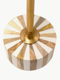 Ronde bijzettafel Domero, handgemaakt