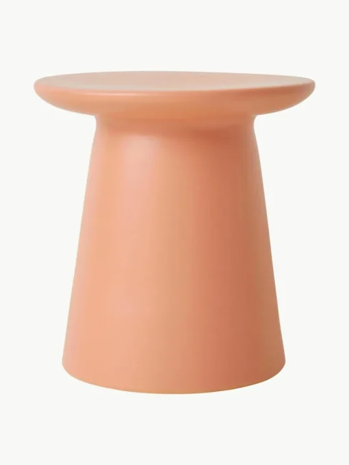 Ronde bijzettafel Earthy, handgemaakt