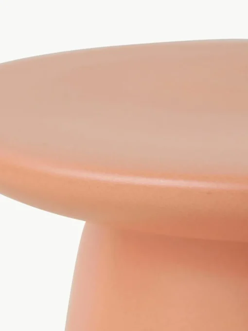 Ronde bijzettafel Earthy, handgemaakt
