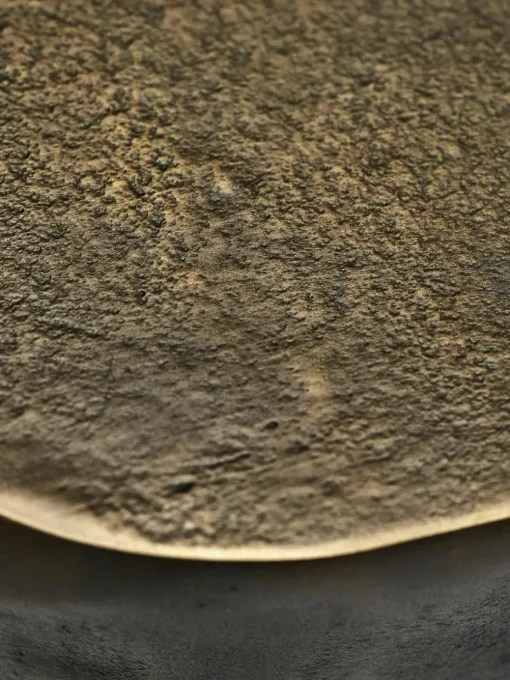 Ronde bijzettafel Meta, handgemaakt