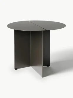 Ronde bijzettafel Oru met antieke afwerking