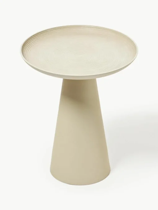 Ronde bijzettafel Ringar van metaal