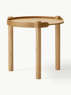 Ronde bijzettafel Woody van eikenhout