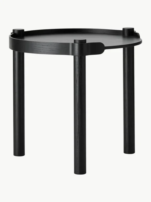 Ronde bijzettafel Woody van eikenhout