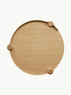 Ronde bijzettafel Woody van eikenhout