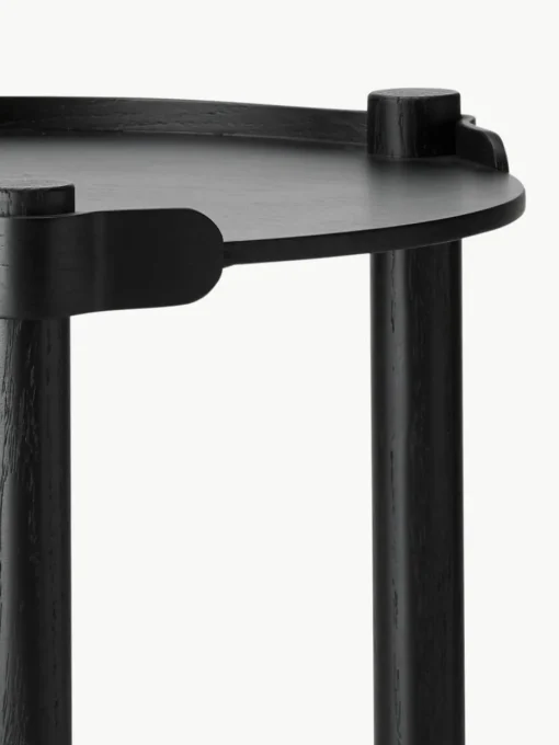 Ronde bijzettafel Woody van eikenhout