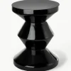 Ronde bijzettafel Zig Zag