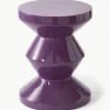 Ronde bijzettafel Zig Zag