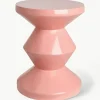 Ronde bijzettafel Zig Zag