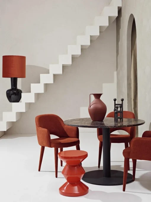 Ronde bijzettafel Zig Zag