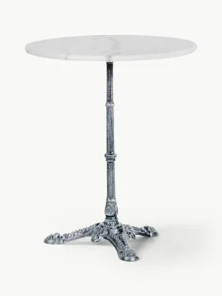 Ronde bistrotafel Loire met marmeren blad, Ø 60 cm