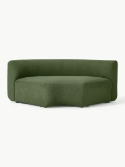 Ronde bouclé hoekmodule Sofia